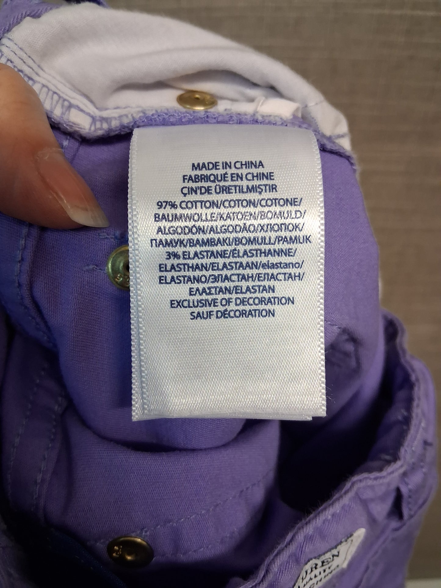Polo Ralph Lauren Purple Chino Trousers Age 3 years