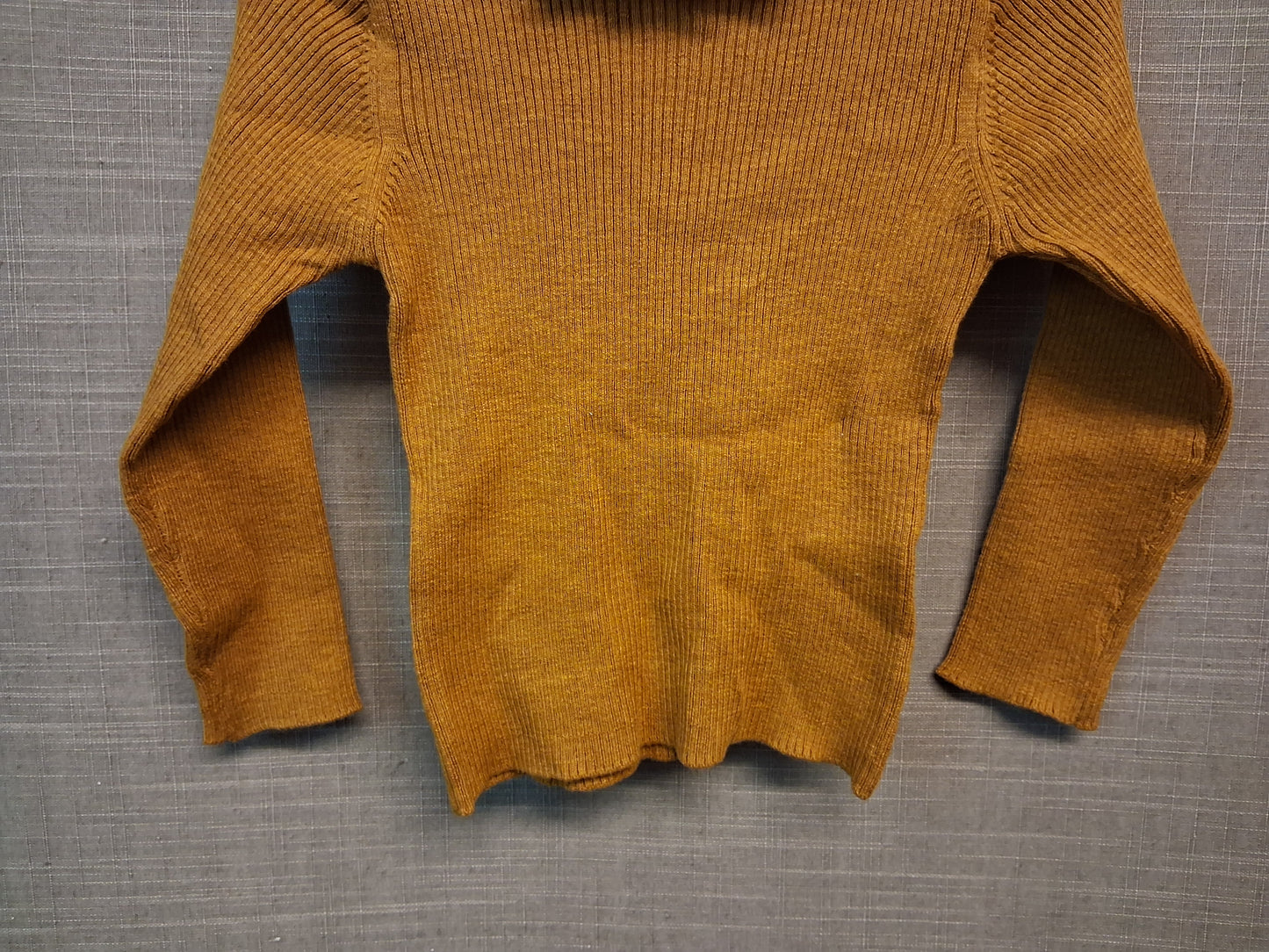 Next Mustard Jumper Peter Pan Collar Age 12-18 Months New