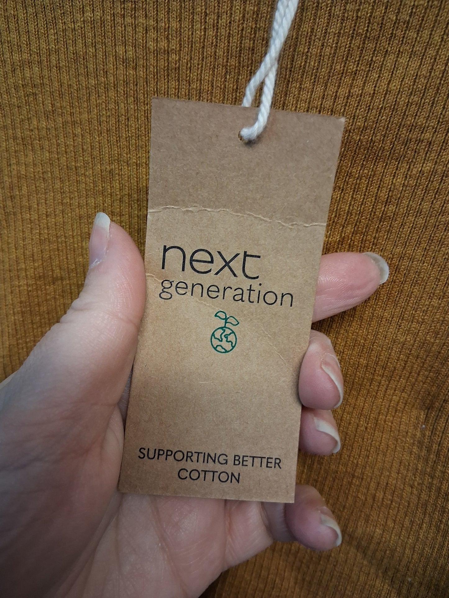 Next Mustard Jumper Peter Pan Collar Age 12-18 Months New