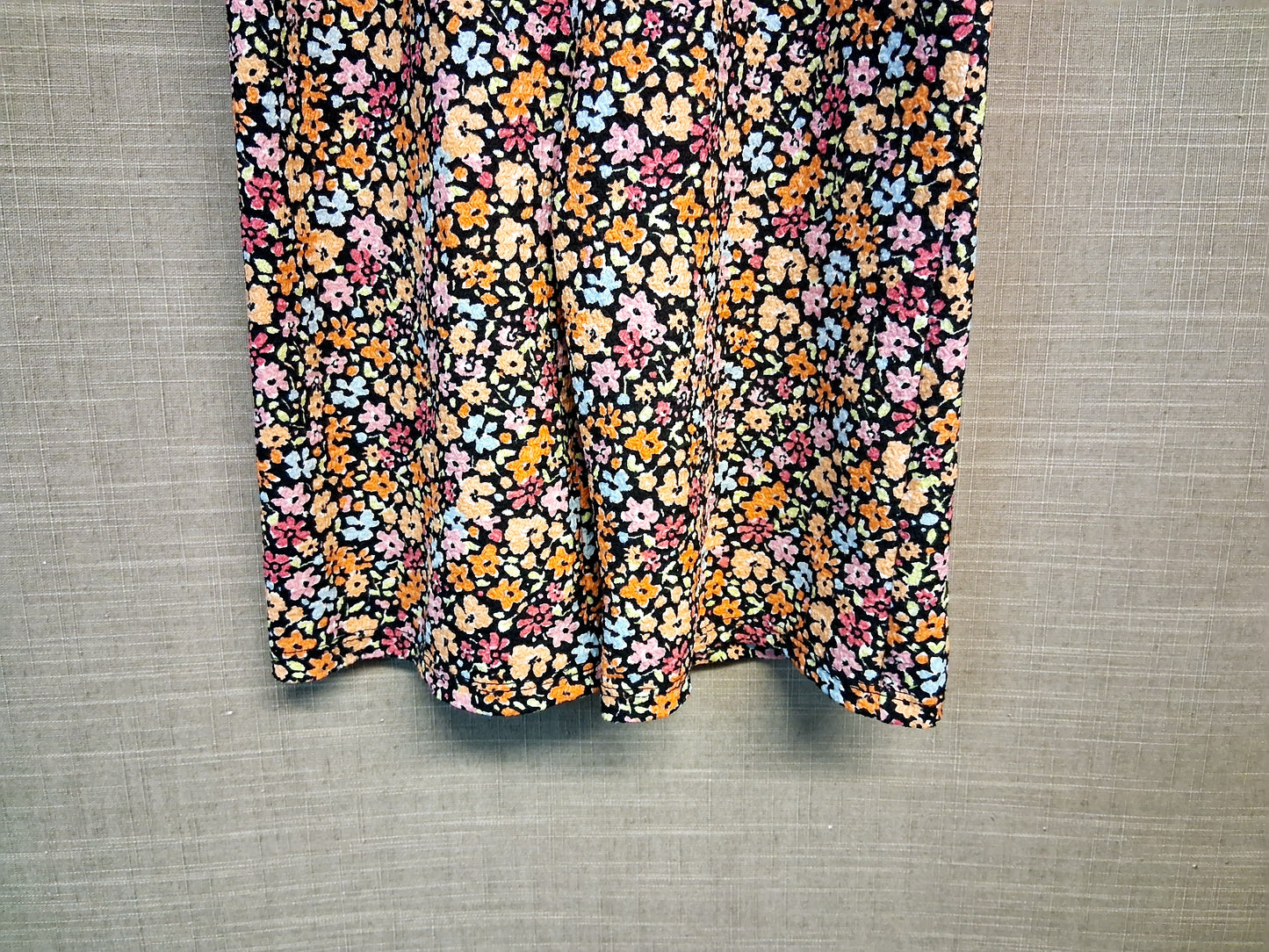 Primark Jumpsuit Black Floral Age 2-3 Years Lightweight