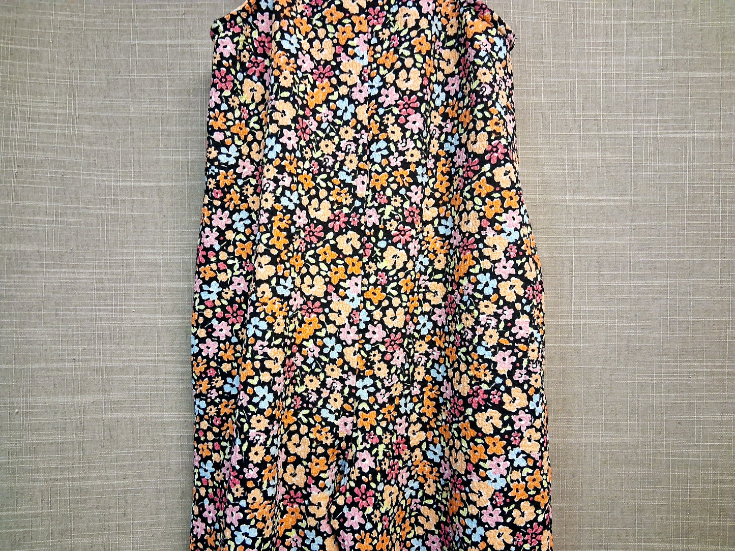 Primark Jumpsuit Black Floral Age 2-3 Years Lightweight