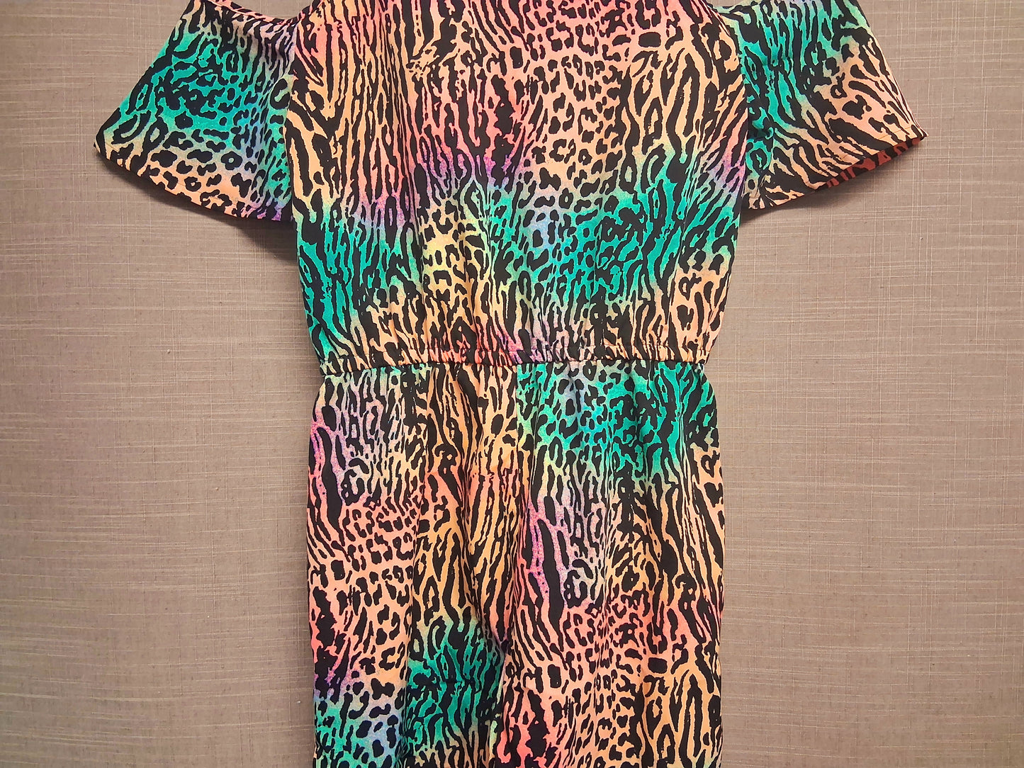 Matalan Girls Playsuit Animal Print Multicolour Age 12 Years New