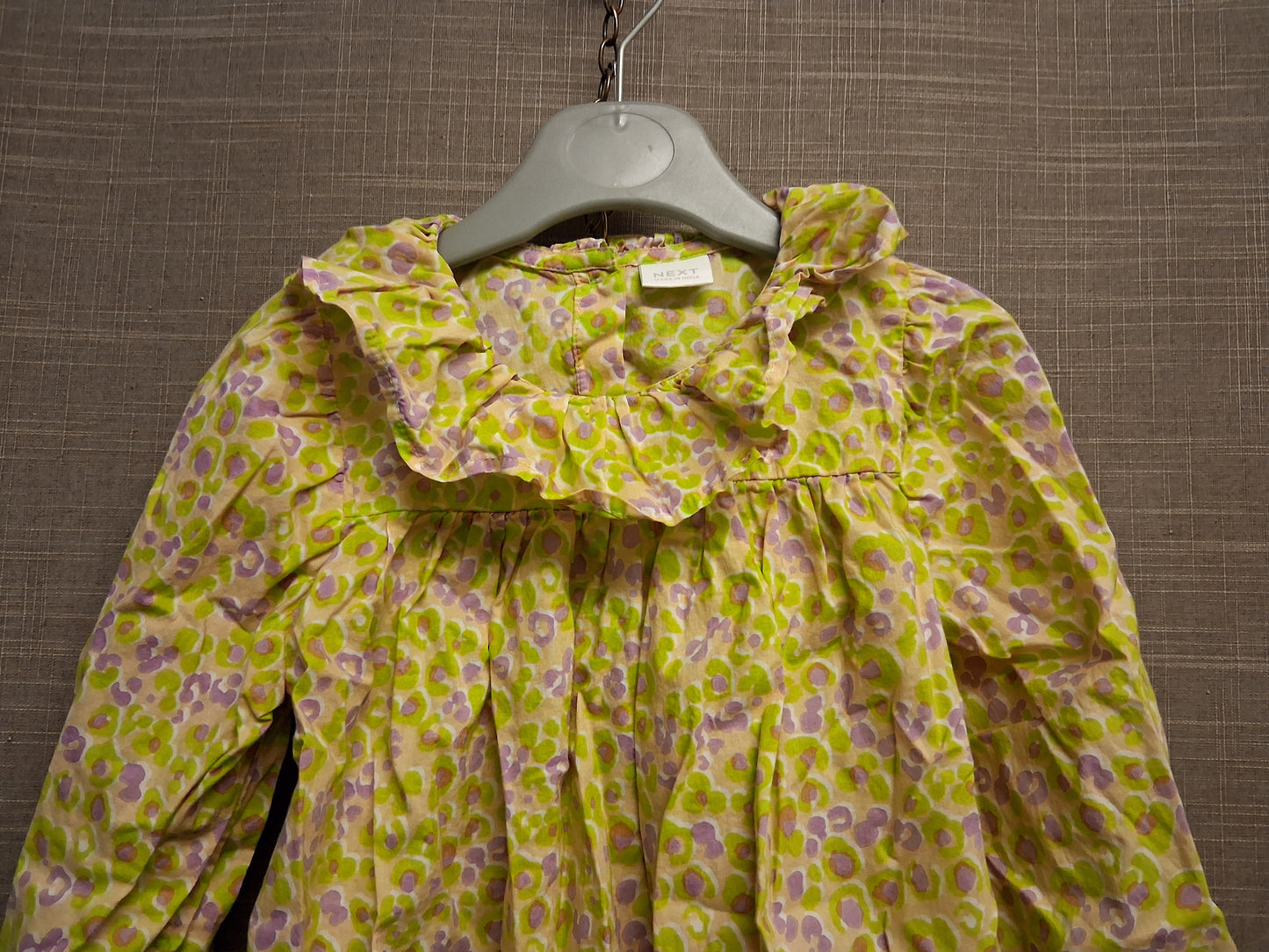 Next Girls Lime Green Blouse Lightweight Age 3-4 Years