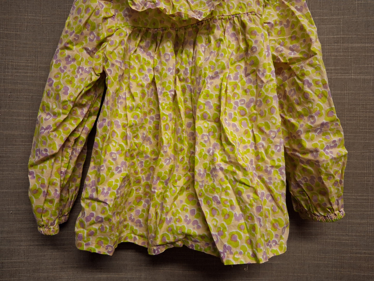 Next Girls Lime Green Blouse Lightweight Age 3-4 Years