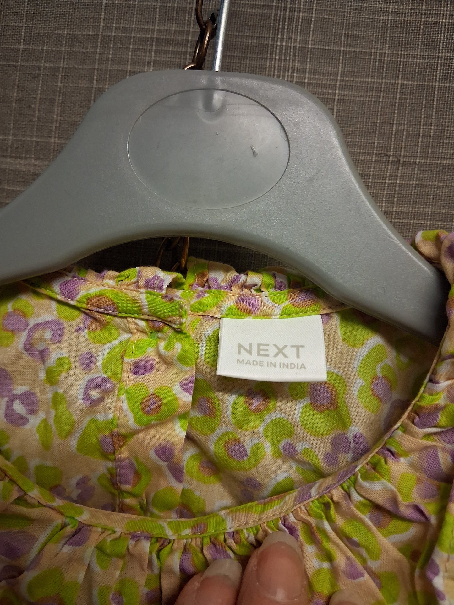 Next Girls Lime Green Blouse Lightweight Age 3-4 Years