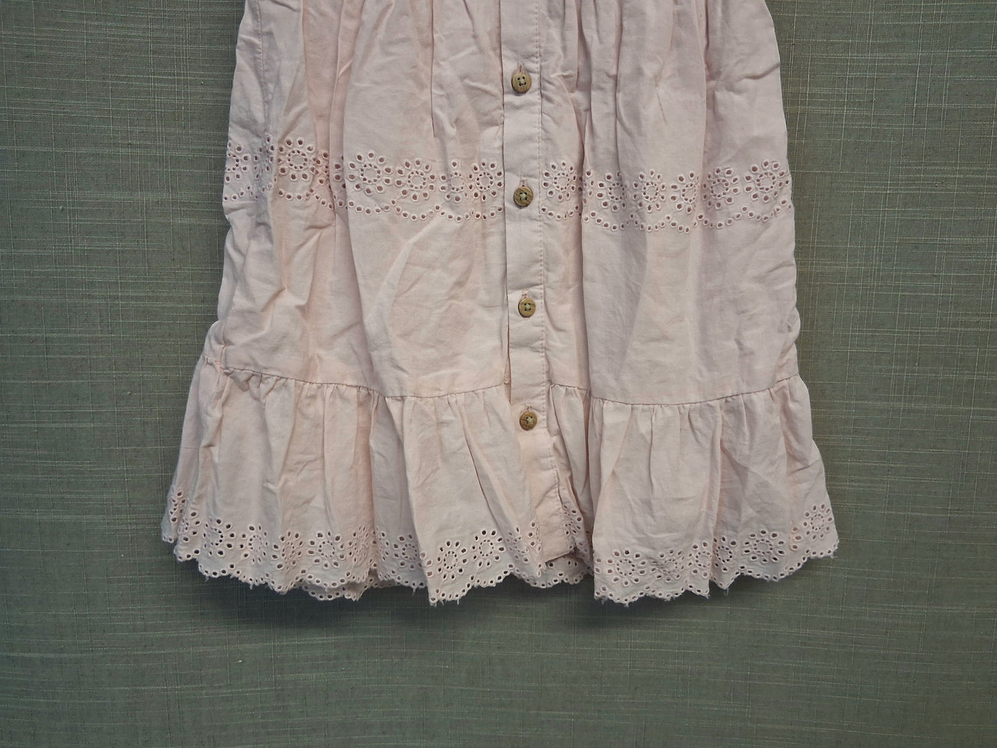 Primark Pink A Line Dress Age 18-24 Months Button Front