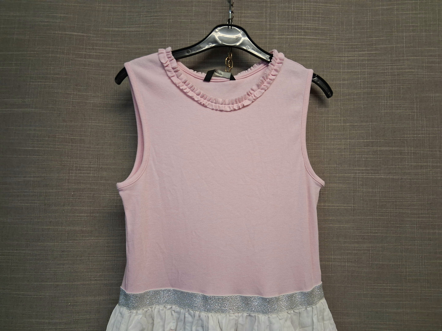 George Girls Sleeveless Dress Pink Multicolour Age 10-11 Years