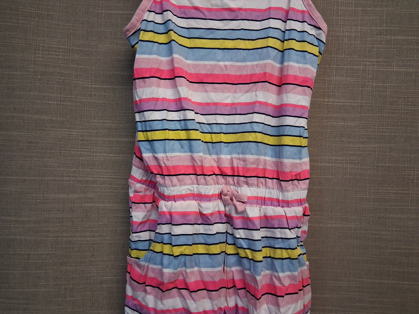 George Jersey Playsuit Multicolour Stripe Stretch 10-11 Years