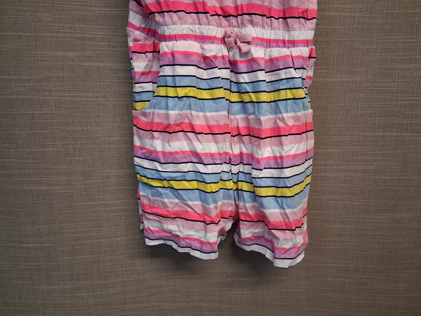 George Jersey Playsuit Multicolour Stripe Stretch 10-11 Years