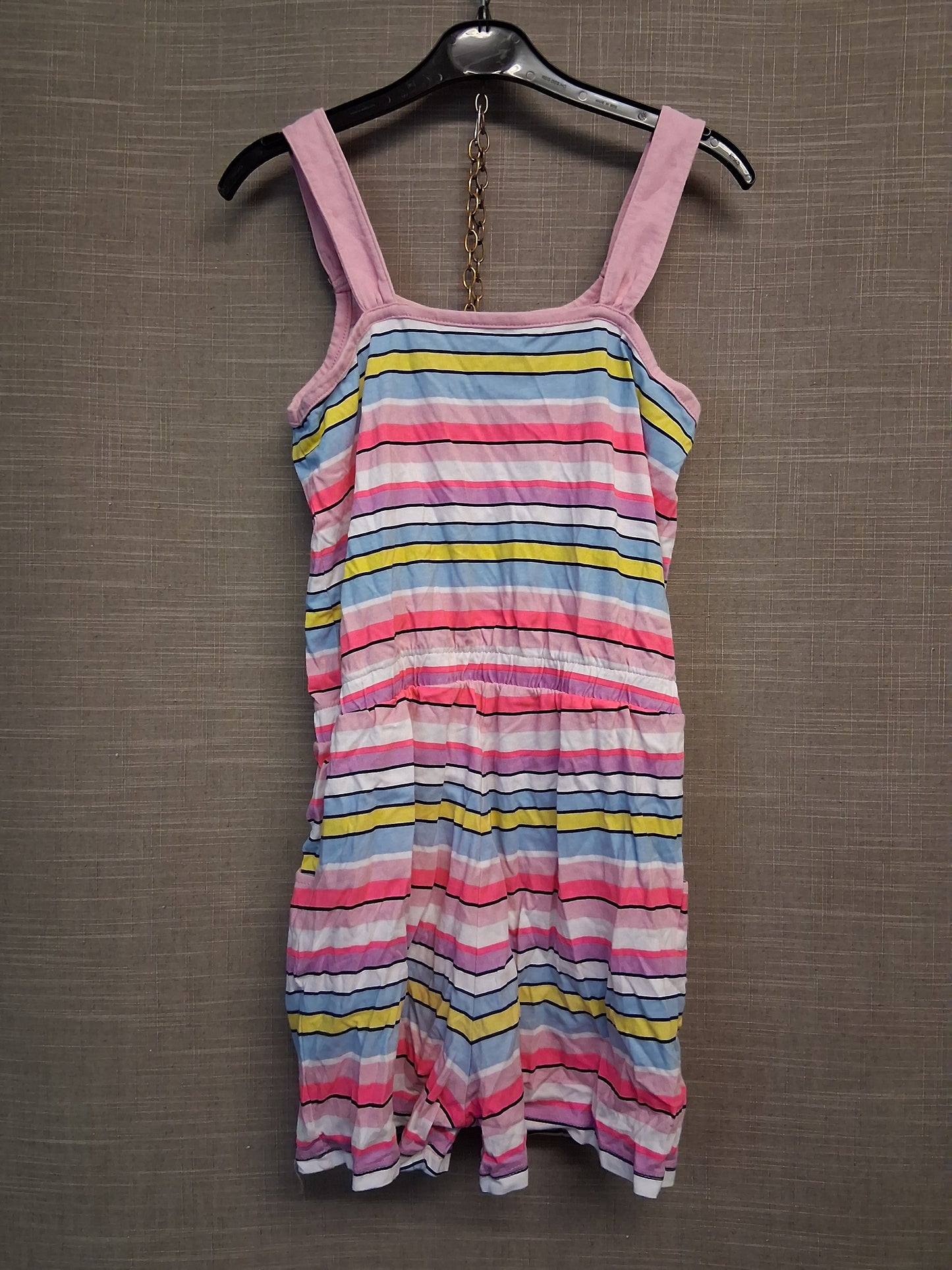 George Jersey Playsuit Multicolour Stripe Stretch 10-11 Years