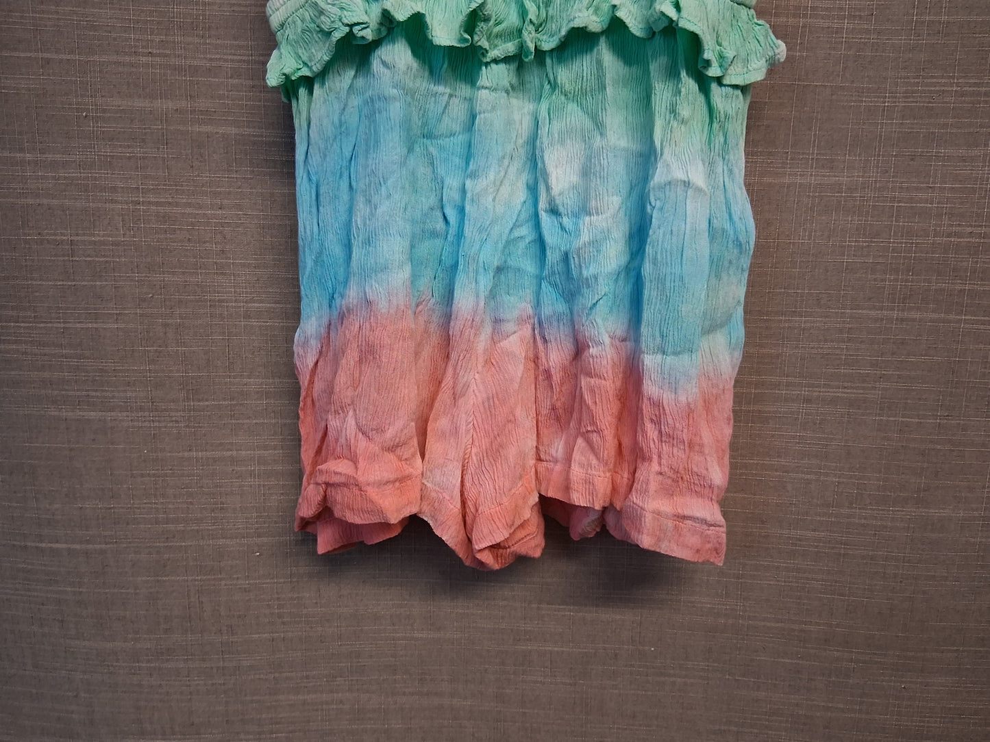 Marks And Spencer Playsuit Multicolour Crepe Tie Dye Age 11-12 Years