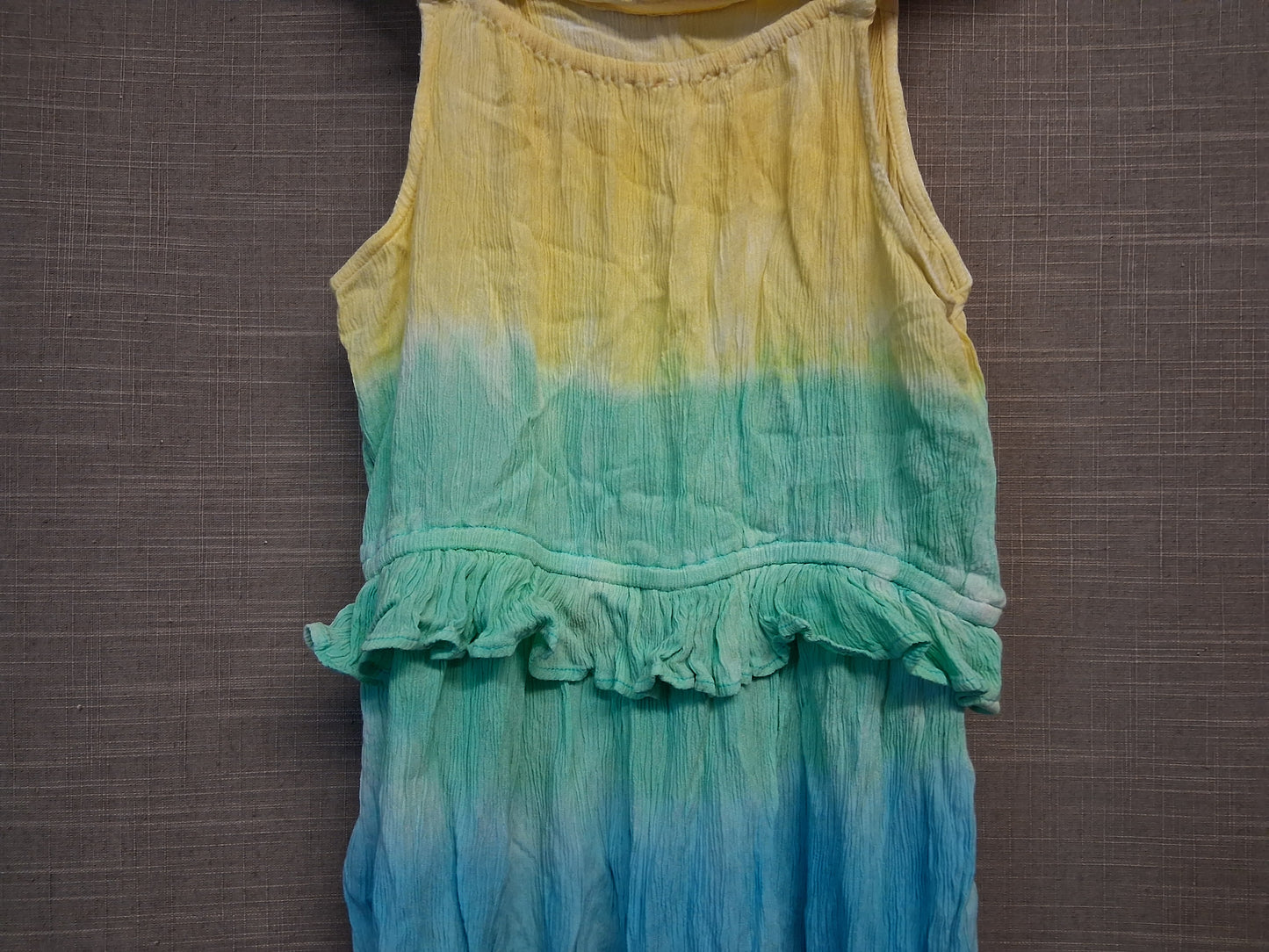 Marks And Spencer Playsuit Multicolour Crepe Tie Dye Age 11-12 Years