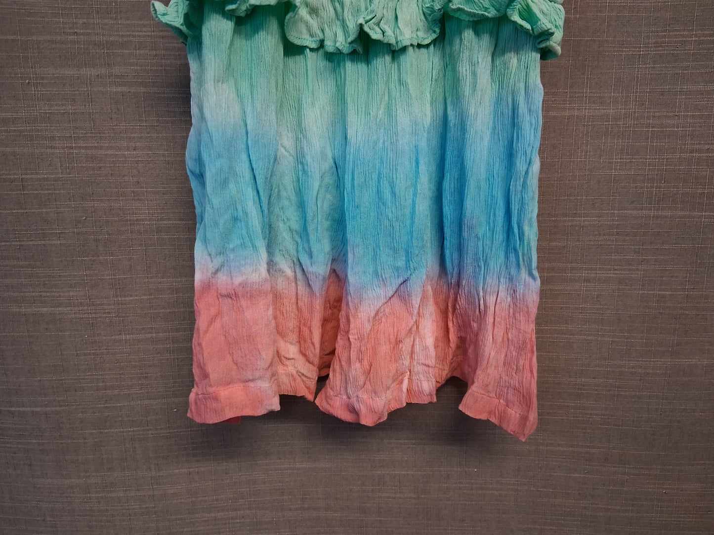 Marks And Spencer Playsuit Multicolour Crepe Tie Dye Age 11-12 Years