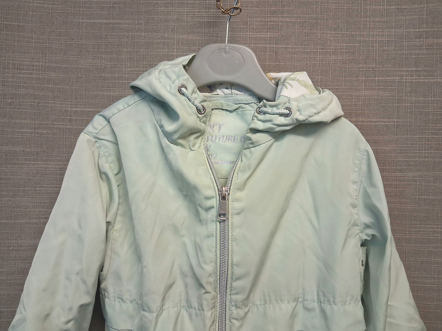 Next Lightweight Raincoat Age 3 Years Green with Hood