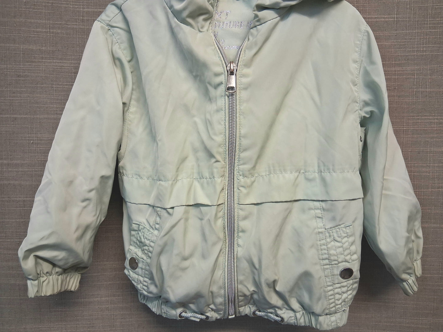 Next Lightweight Raincoat Age 3 Years Green with Hood