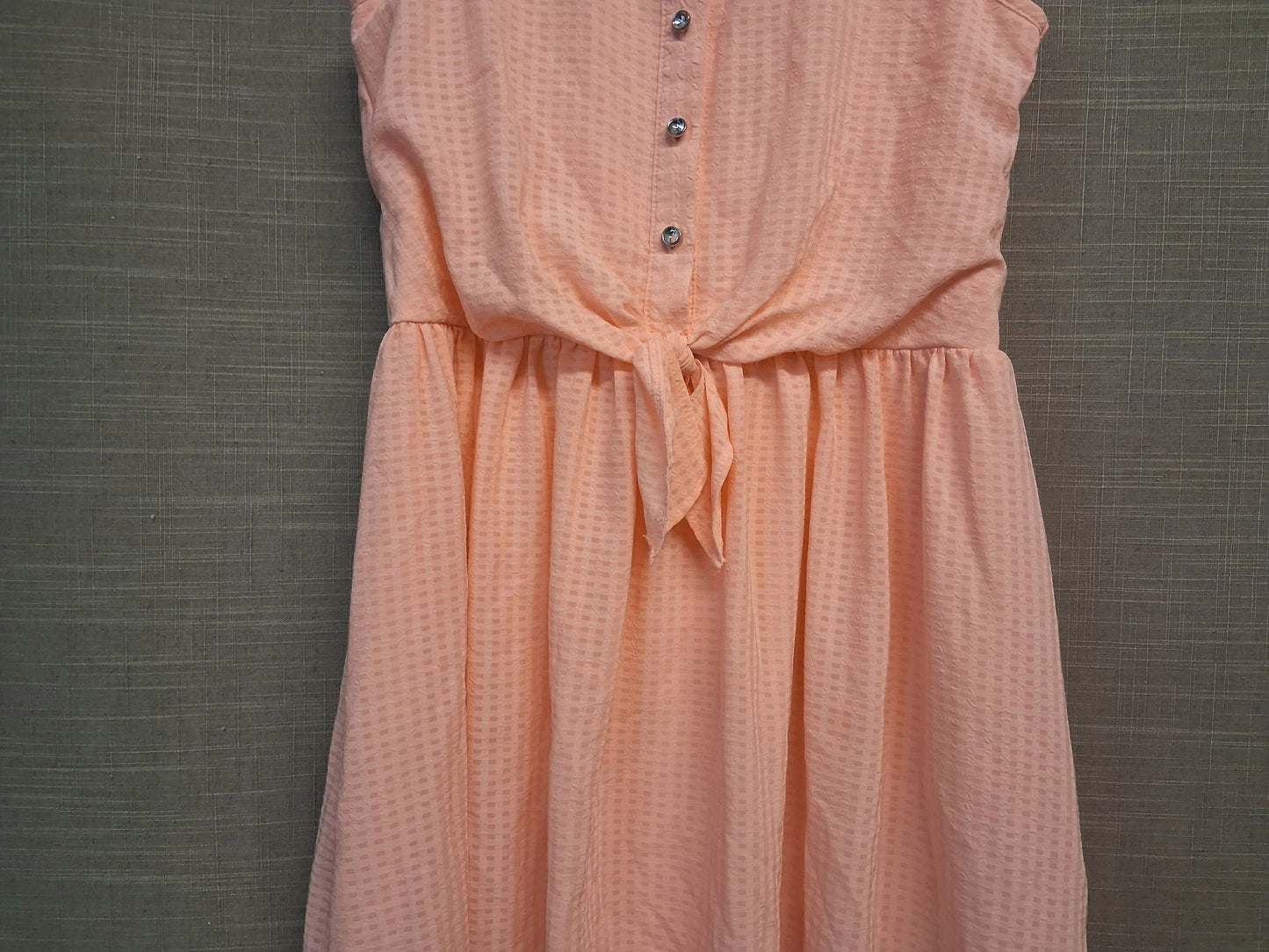 Primark Pink Apricot Sleeveless Dress Age 9-10 Years