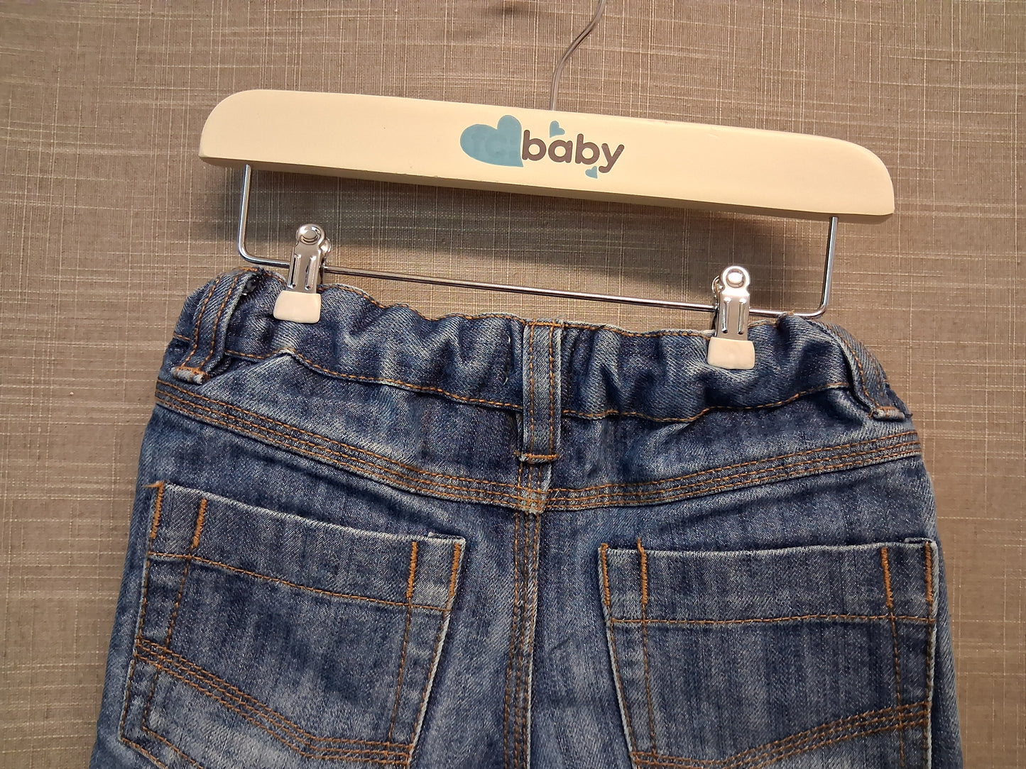 F&F Blue Denim Shorts Age 18-24 Months