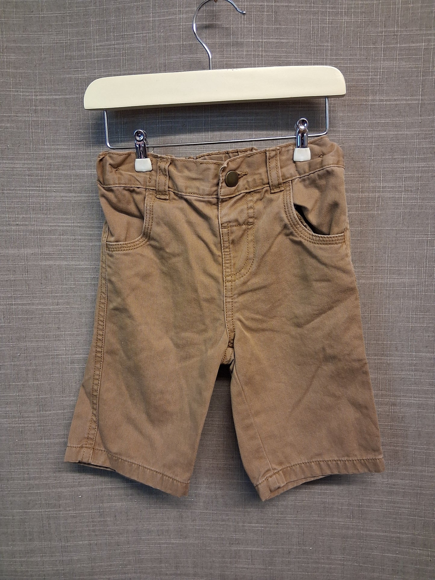 F&F Boys Brown Chino Style Shorts Age 18-24 Months
