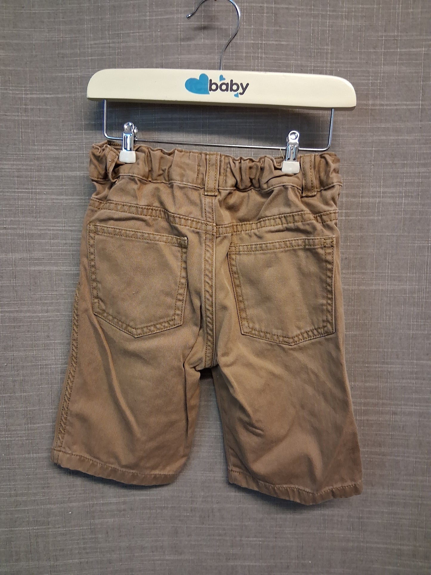 F&F Boys Brown Chino Style Shorts Age 18-24 Months