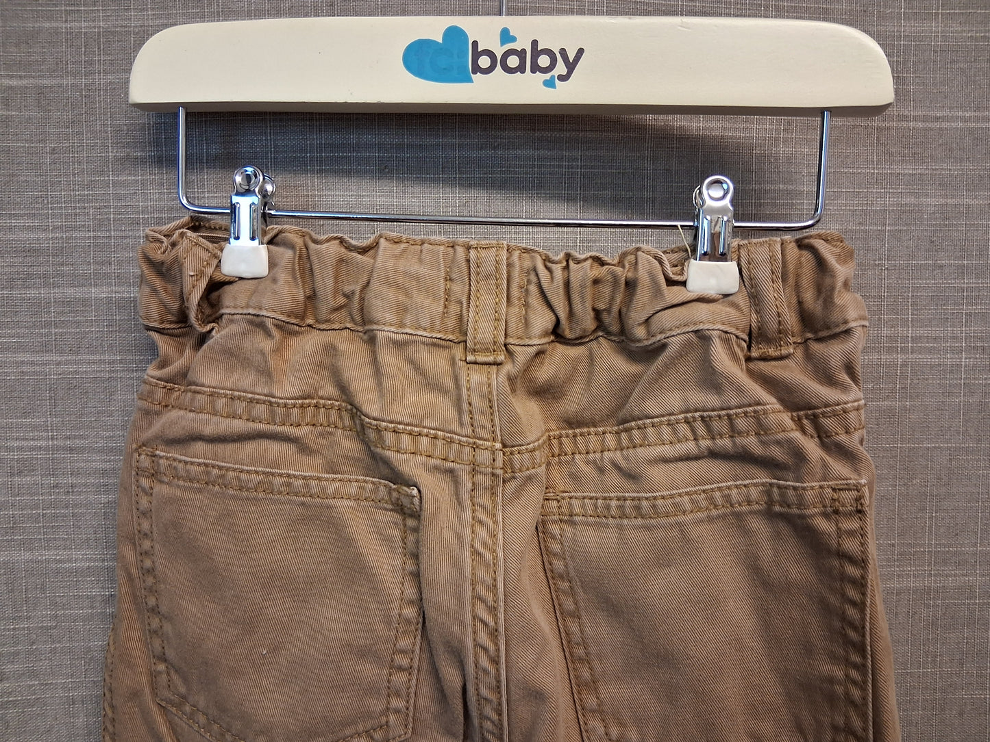 F&F Boys Brown Chino Style Shorts Age 18-24 Months