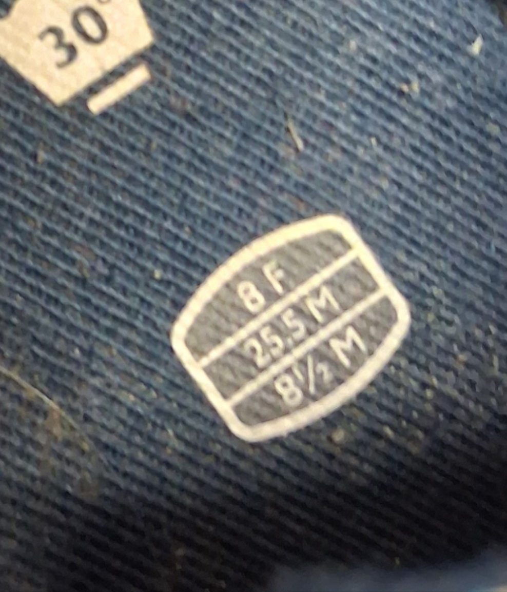 Clarks Boys Double Strap Blue Canvas Trainers Dinosaur Theme Size 8F