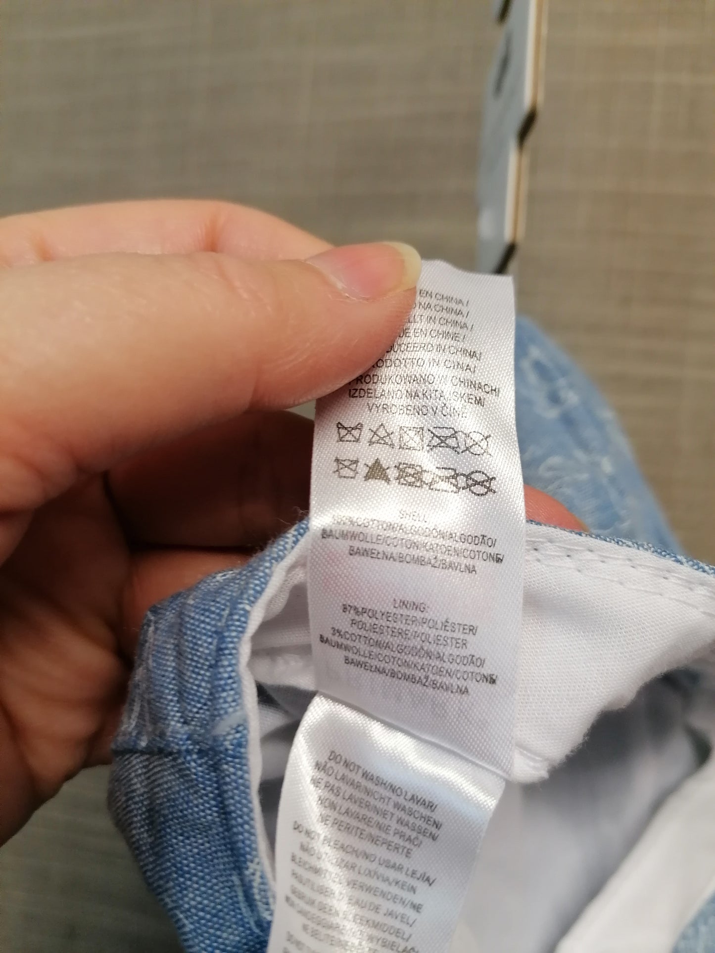 Primark Baby Boy Summer Hat Blue Safari Print 12-24 Months New