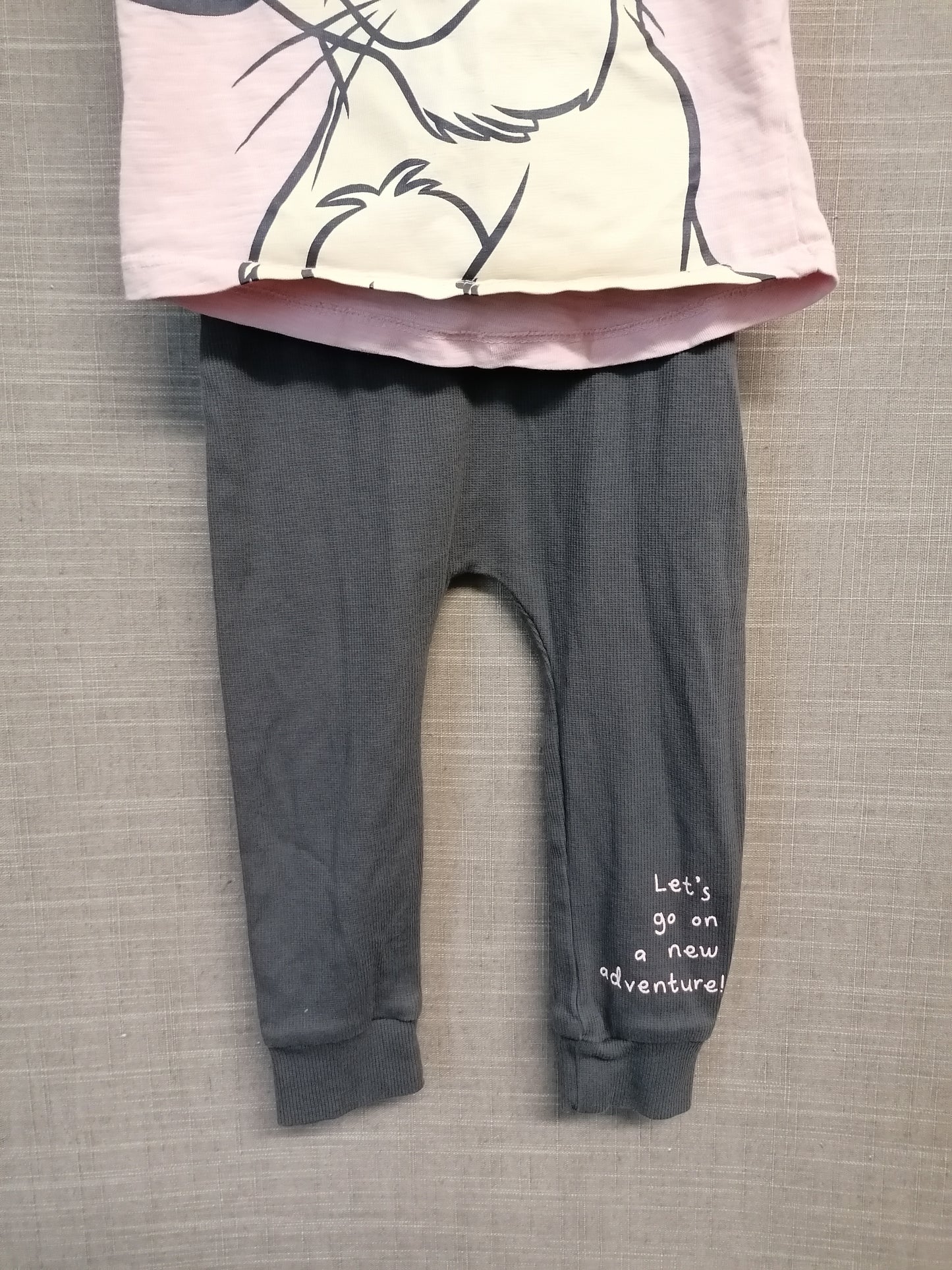 Disney George Lion King 2 Piece Outfit 12-18 Months