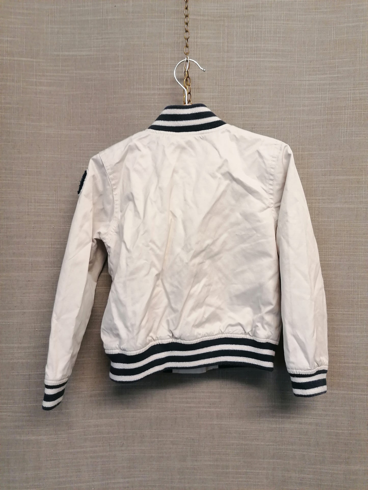 Next Varsity Jacket Cream 4-5 Yrs