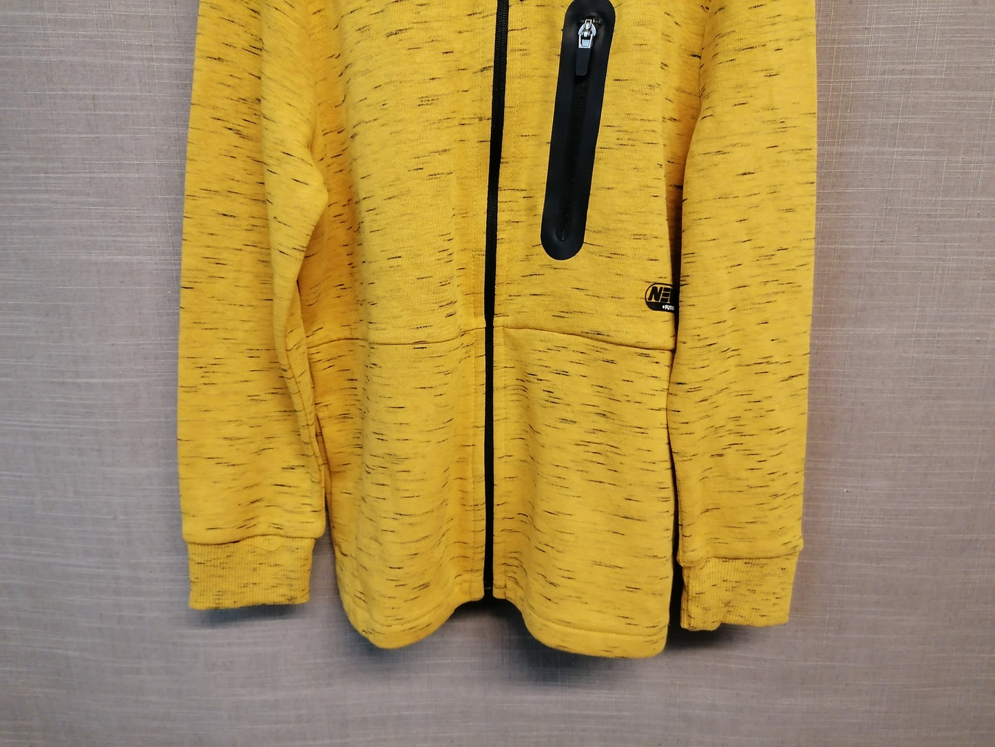 F&F Yellow Full Zip Hoodie Age 8-9 Years New