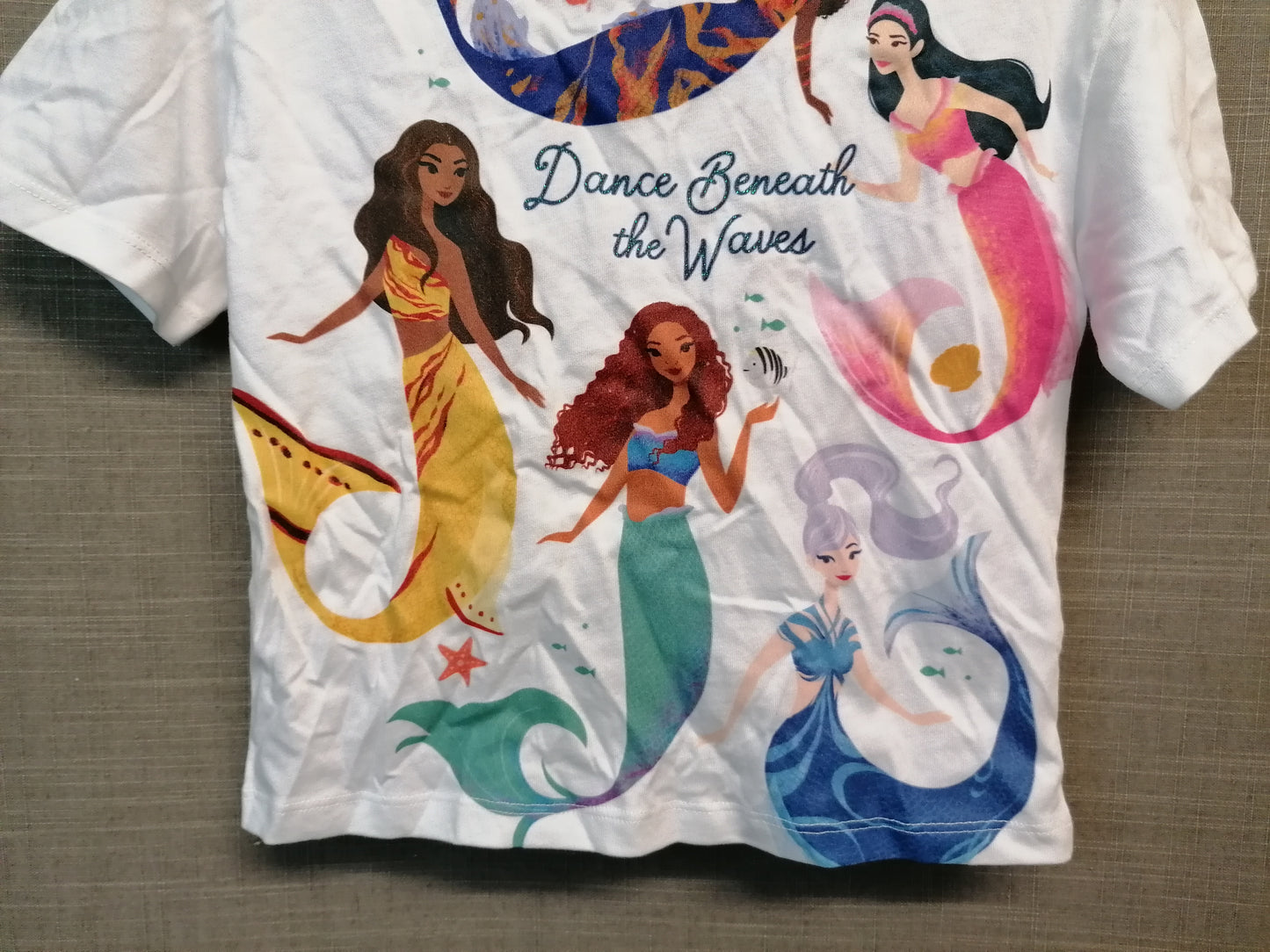 F&F Little Mermaid T-Shirt Age 18-24 months