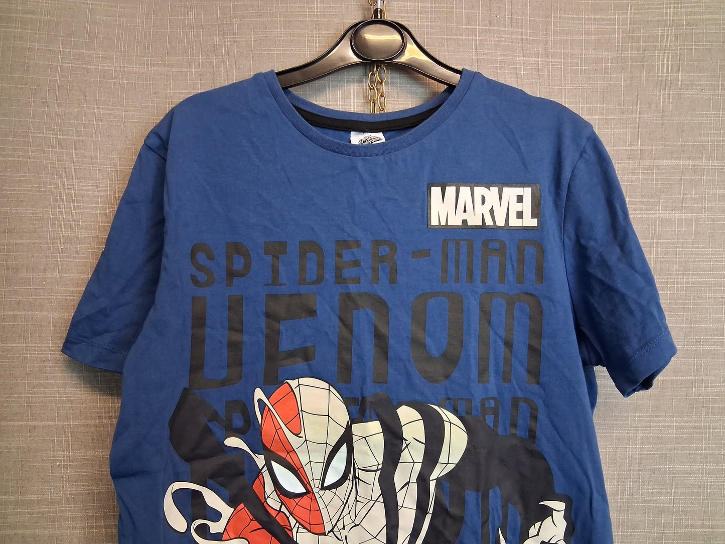 Marvel George Spider Man Theme Blue T-Shirt Age 13-14 Years