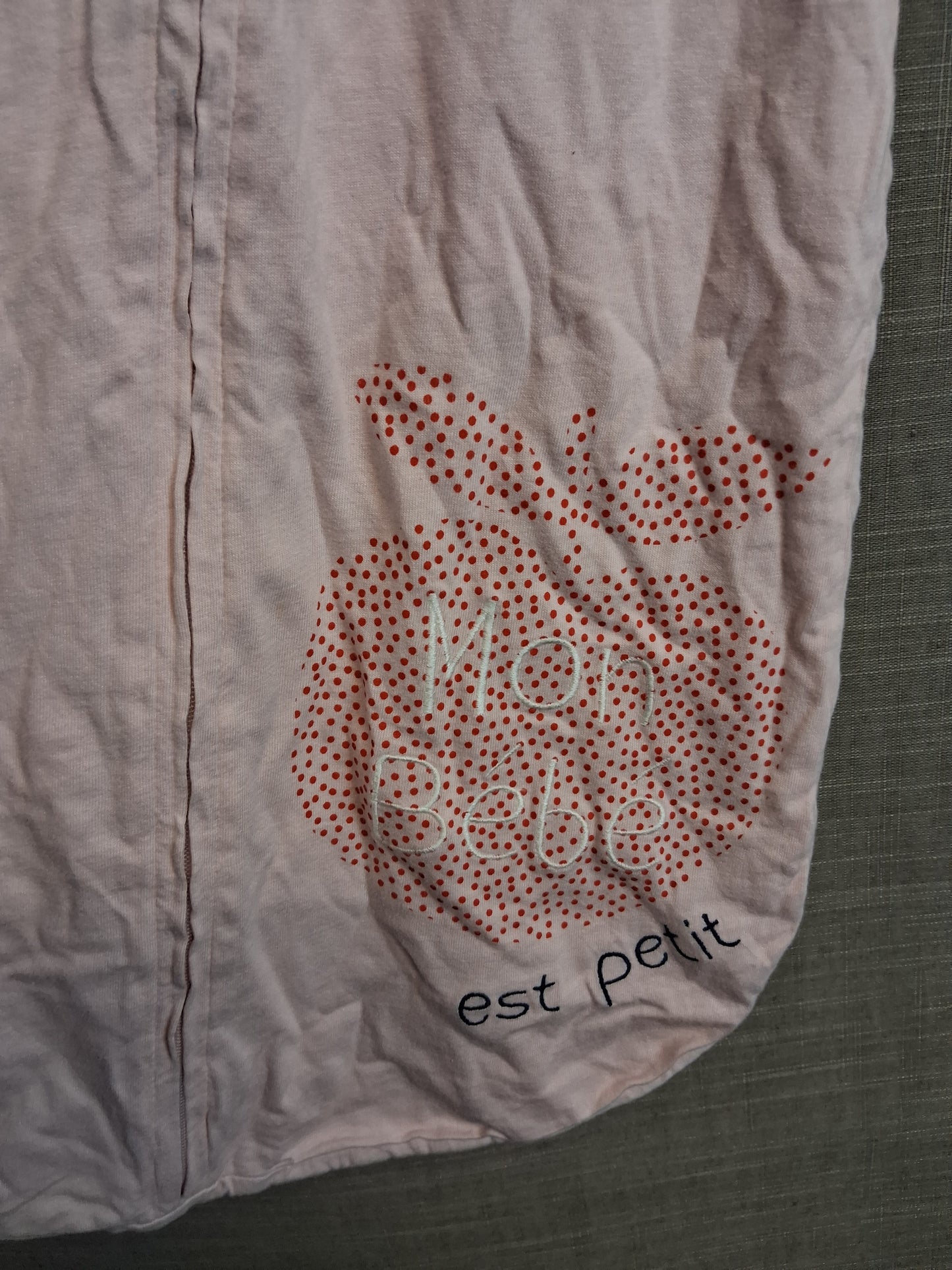 Cool Club Girls Sleeping Bag Age 0-3 Months 1.5 Tog Pink Full Zip