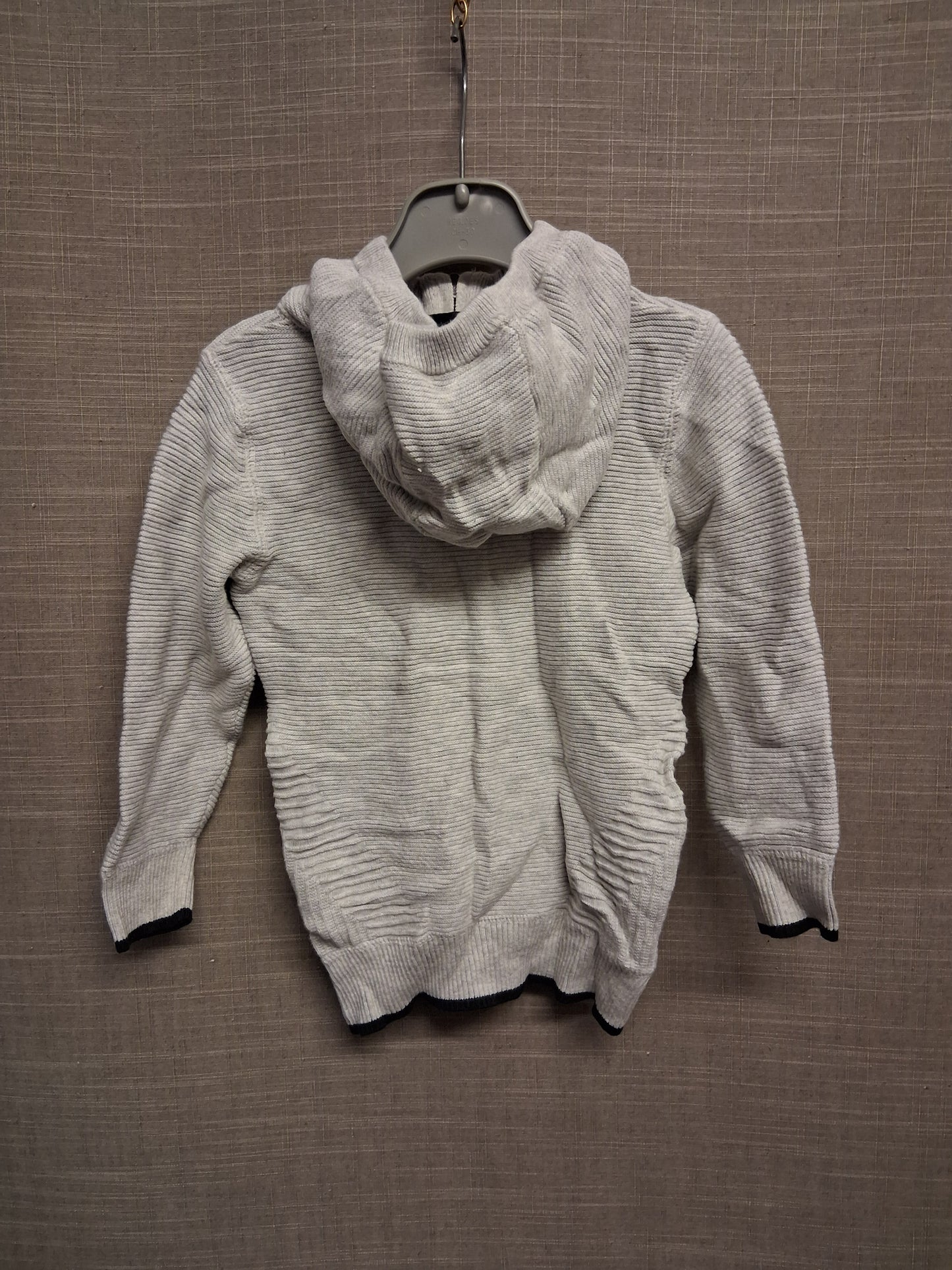 Next Grey Knitted Hoodie Age 3 Years