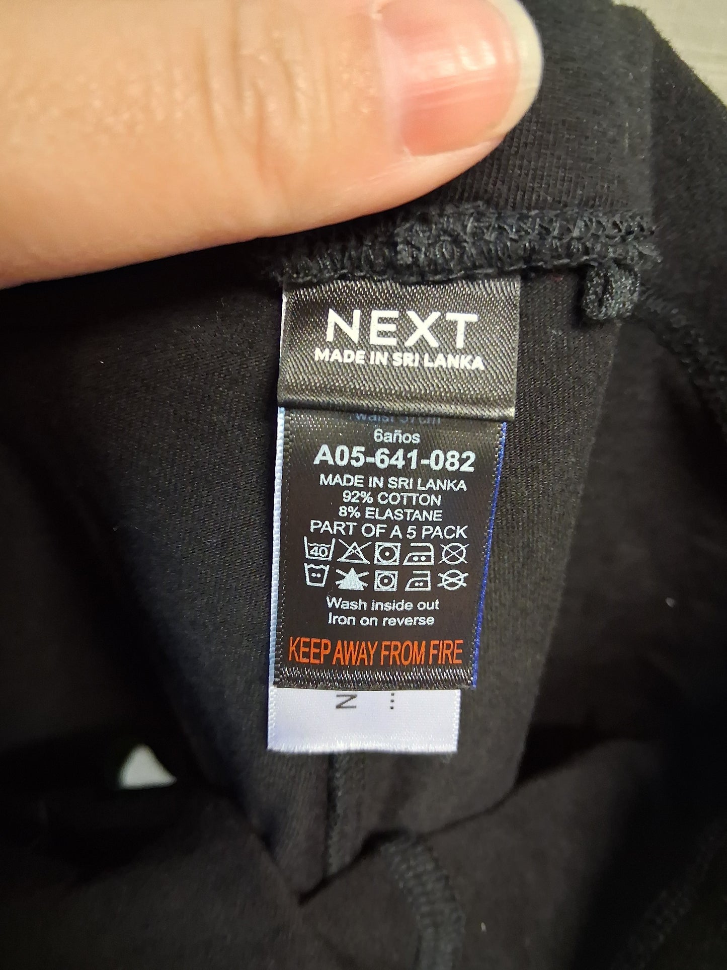 Next Girls Cycle Shorts Black Age 6 Years