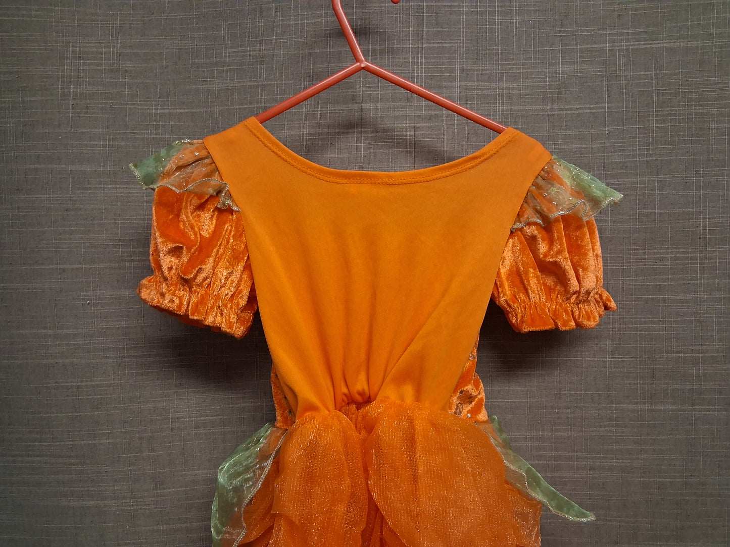 George Girls Halloween Pumpkin Dress Orange Age 1-2 Years