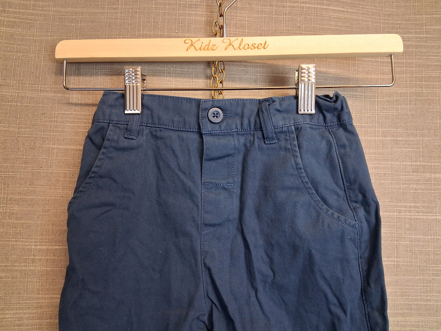 George Boys Blue Chino Shorts Age 6-7 Years