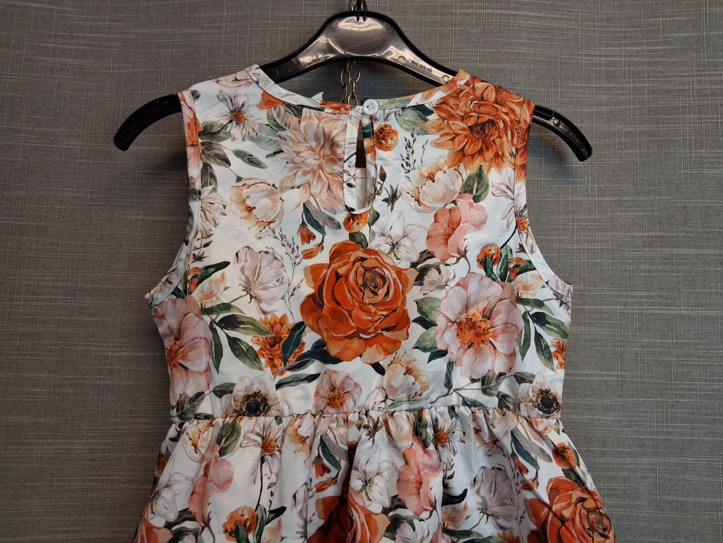 Shein Girls Sleeveless Dress Age 6 Years Multicolour Floral