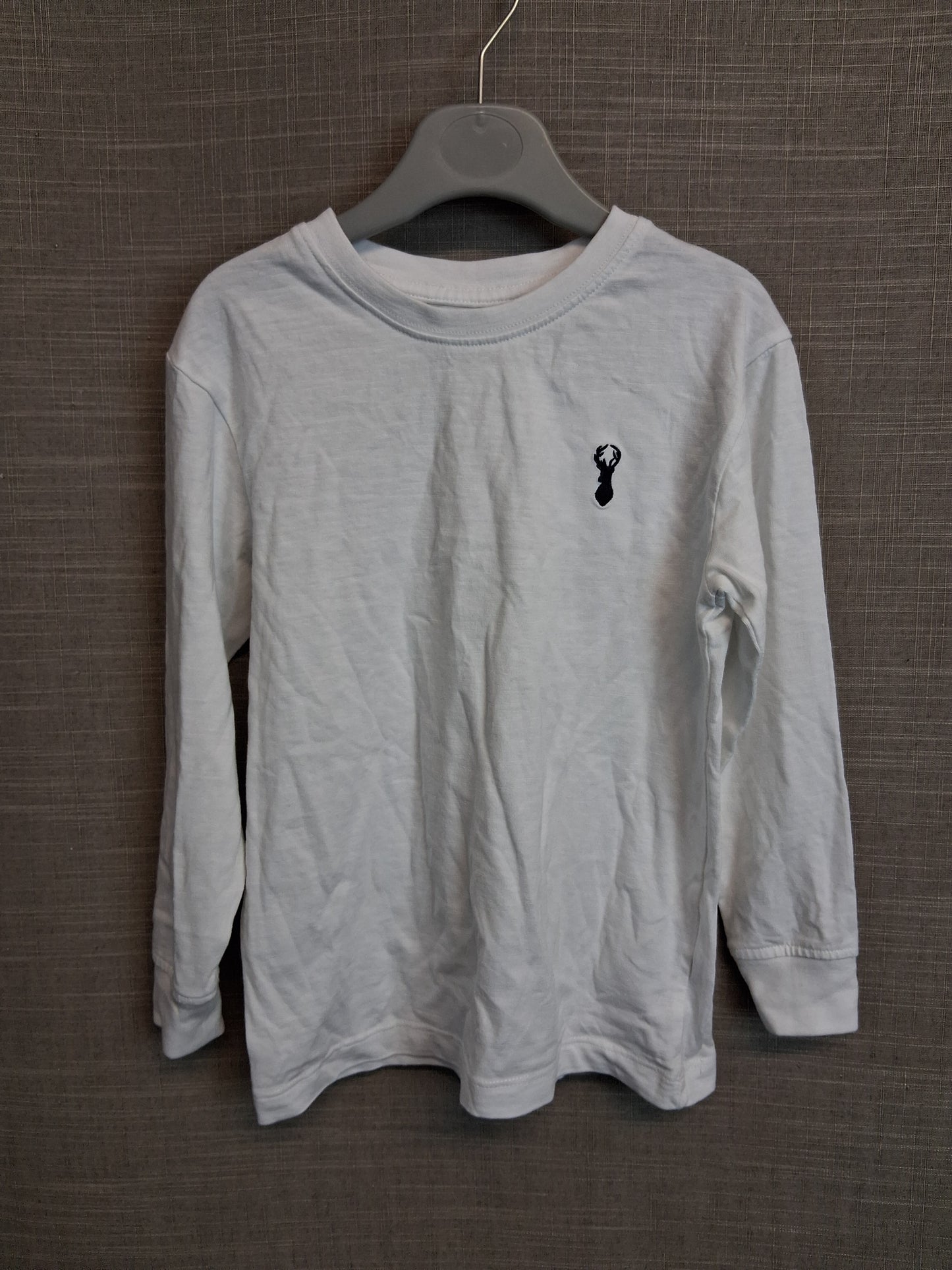 Next Boys White Long Sleeve T-Shirt Age 4-5 Years