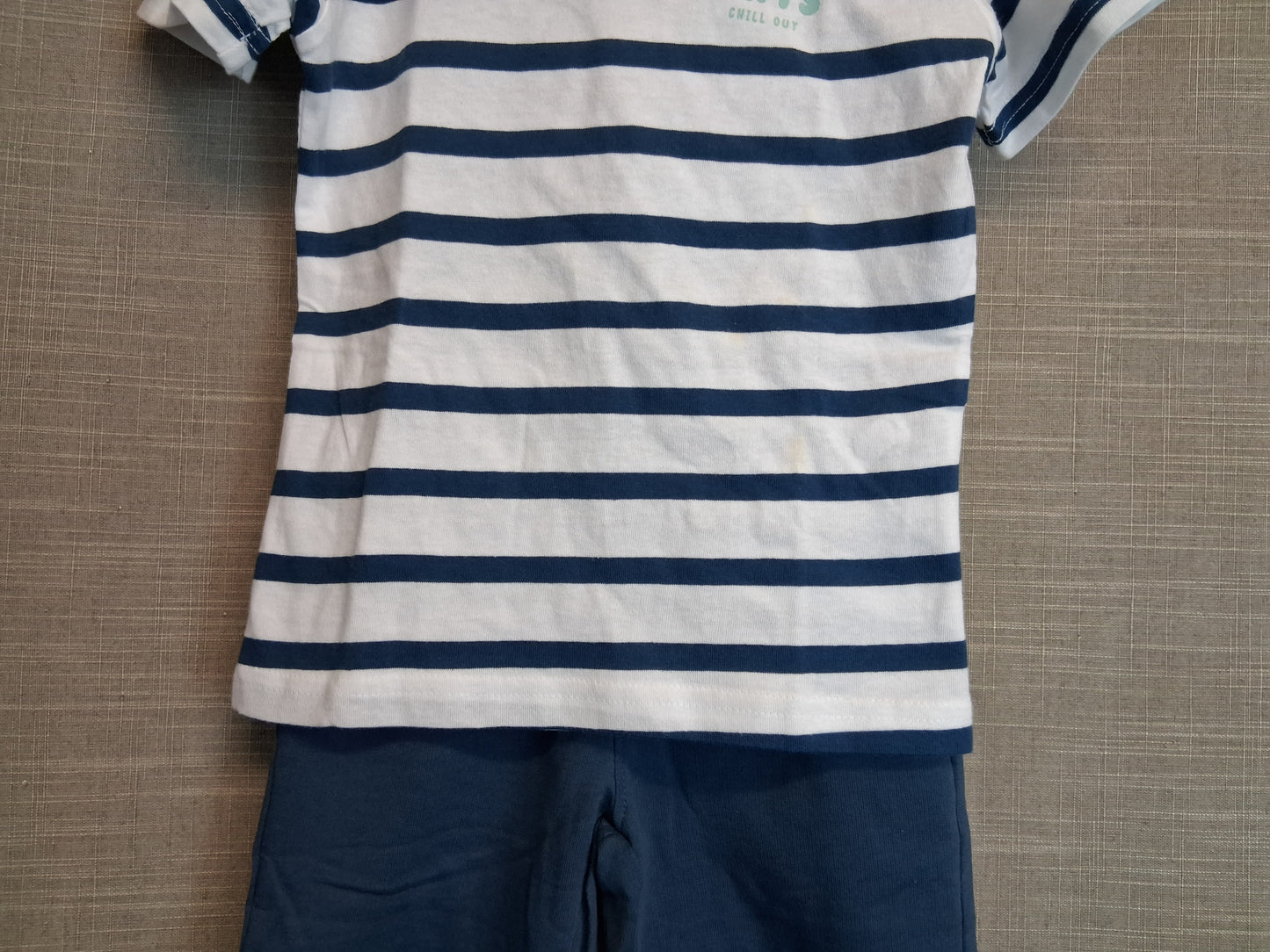 Lily & Dan 2 Piece Summer Set Shorts & T-Shirt Multicolour Age 4-5 Years New