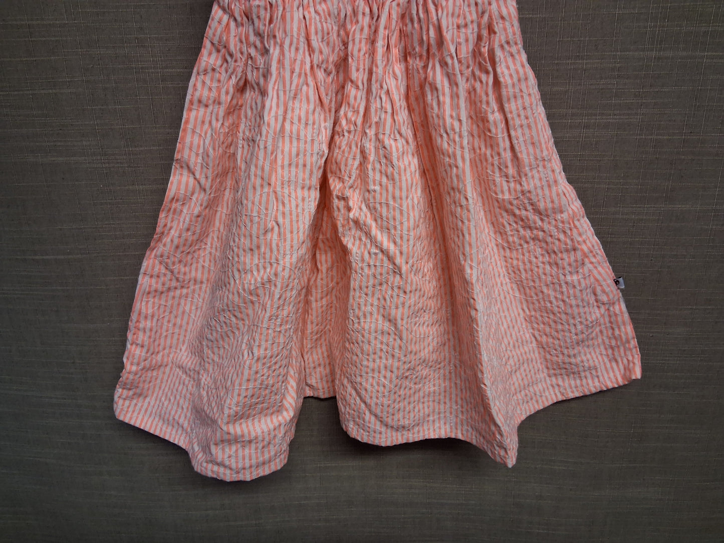 Lollidays Pink White Striped A Line Sundress Age 5-6 Years