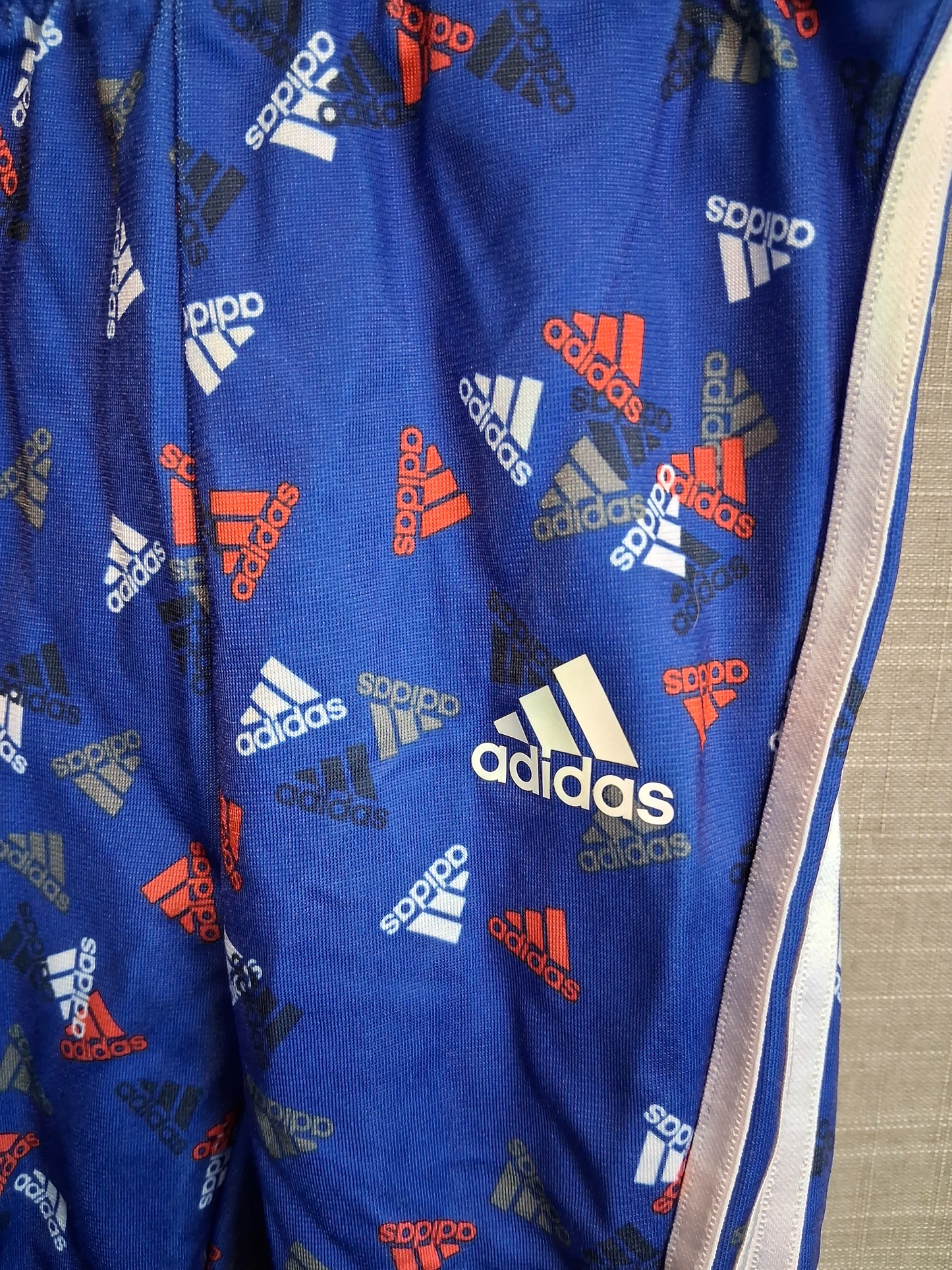 Adidas Boys Blue Joggers Age 6-9 Months