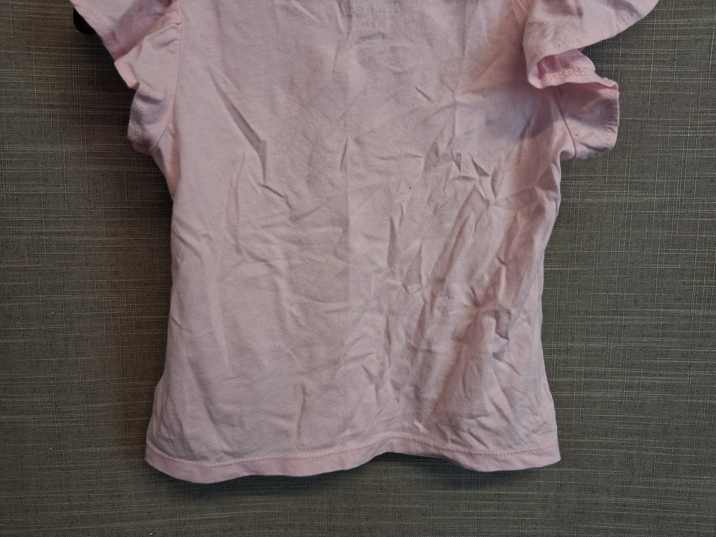 H&M Girls Pink Unicorn Diamante T-Shirt Sleeveless Age 3-4 Years