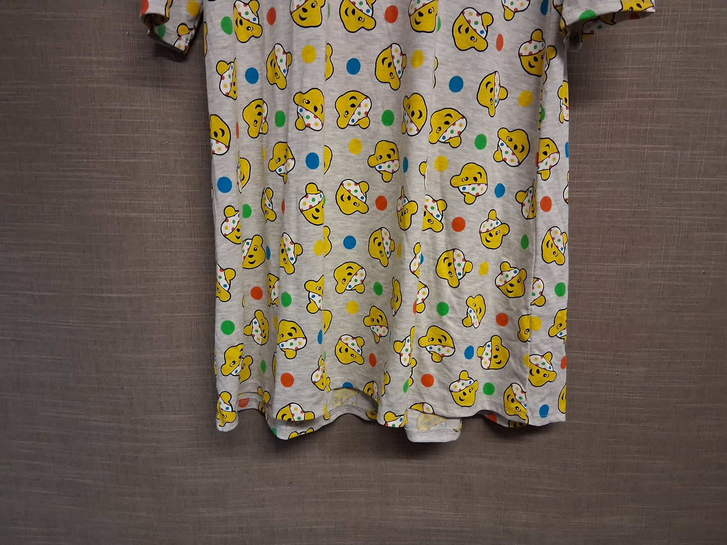 George Ladies/Teen "Pudsey" Children in Need A Line Dress 3/4 Sleeve Size S