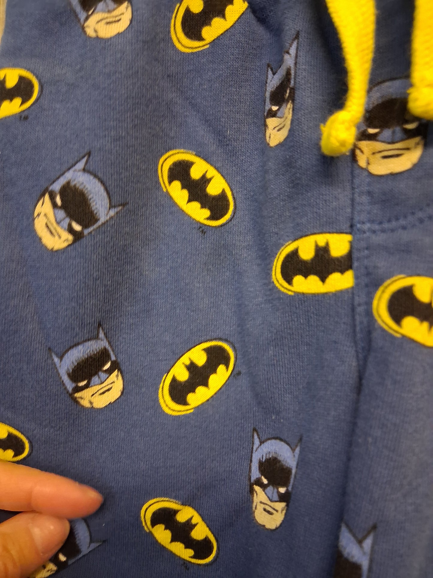 Marks And Spencer Blue Batman Jersey Shorts Age 4-5 Years