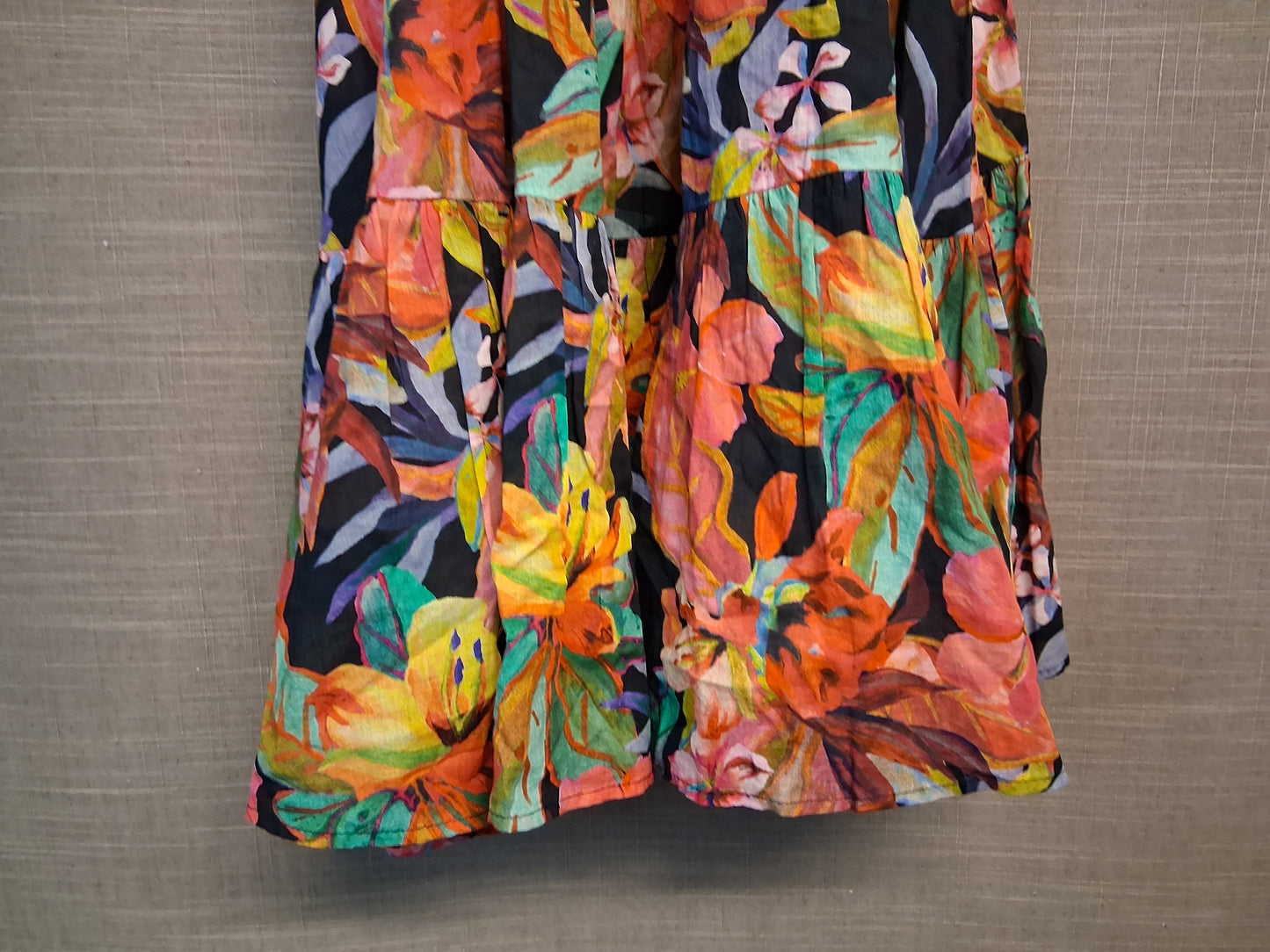 Next Girls Multicolour Floral Sleeveless A Line Dress Age 6 Years