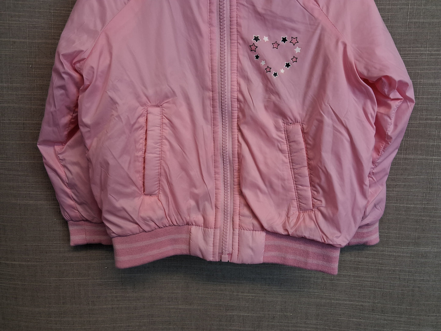Pep&Co Girls Pink Bomber Jacket Age 3-4 Years New