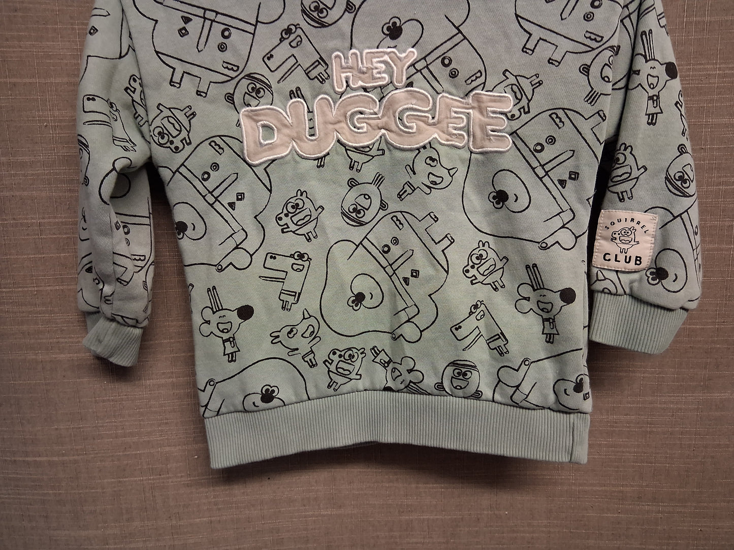 George Hey Duggee Sweater Long Sleeve Green Age 2-3 Years