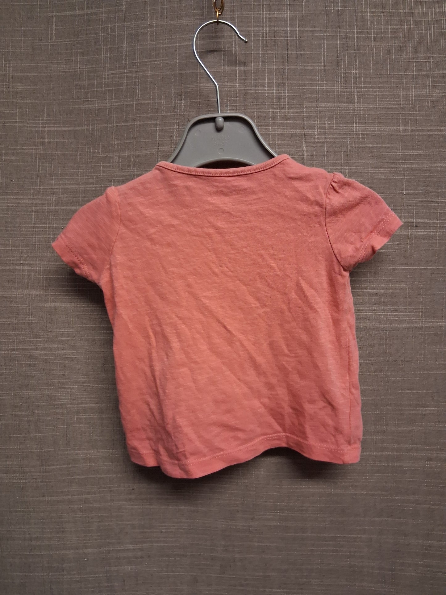 F&F Boys Orange T-Shirt Short Sleeve Age 0-3 Months
