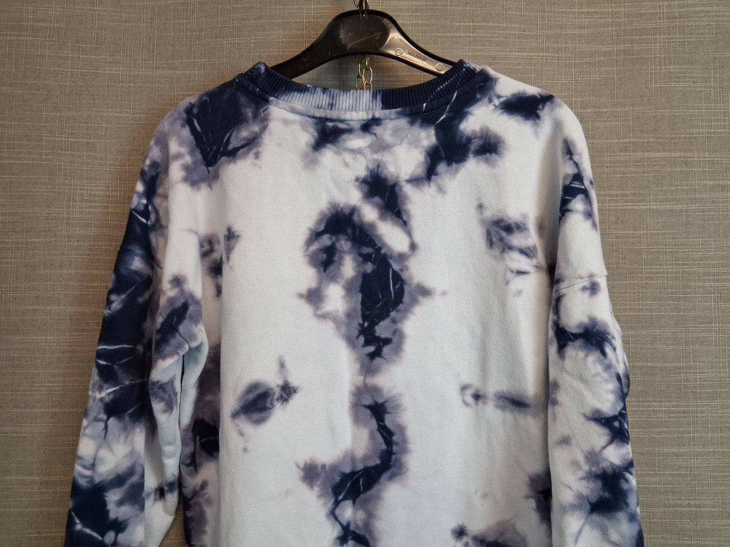 George Boys Black White Tie Dye Sweater Age 9-10 Years
