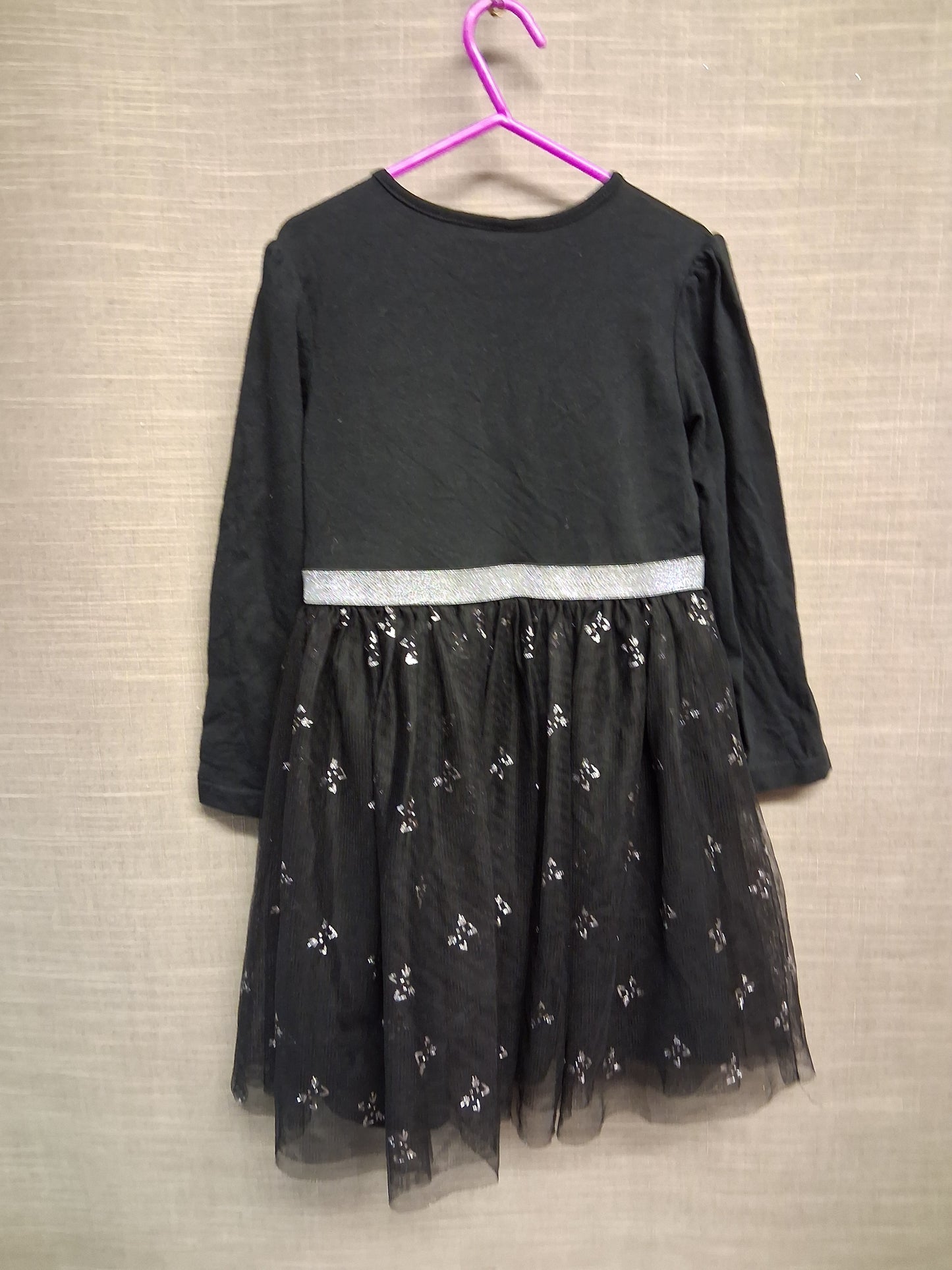 Primark Girls Halloween Black Cat Theme Dress Age 6-7 Years